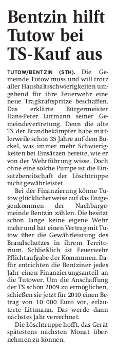 17.03.2009 - Demminer Zeitung Seite 16