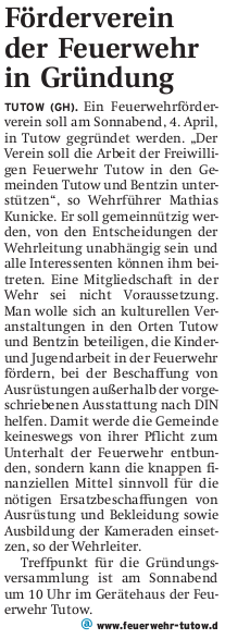 02.04.2009 - Nordkurier Seite 16