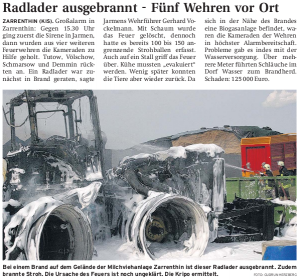 10.08.2009 - Nordkurier Seite 11