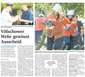 07.06.2010 Nordkurier – Demminer Zeitung Seite 10