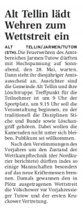 25.05.2011 Nordkurier – Demminer Zeitung Seite 13