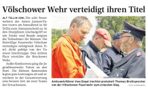 30.05.2011 Nordkurier – Demminer Zeitung Seite 9